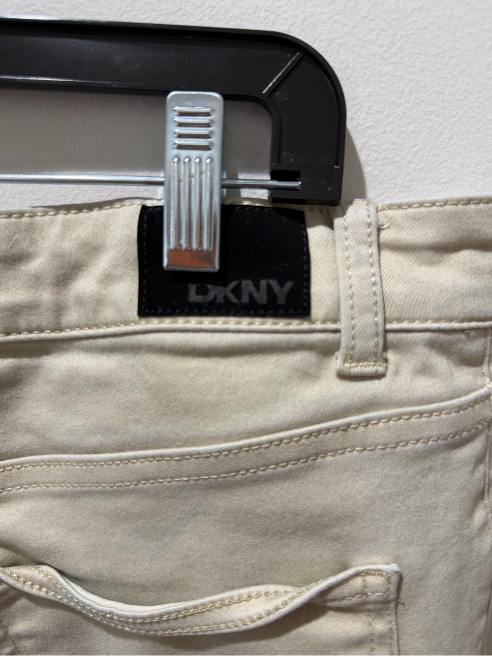 DKNY Men’s Cream Slim Jeans